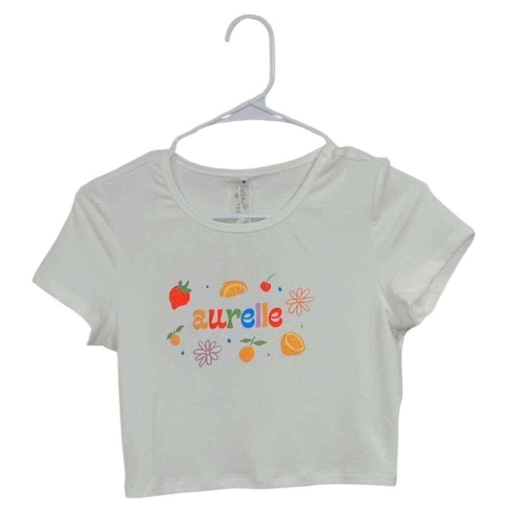 Aurelle Crop Top‎ Size M in White
